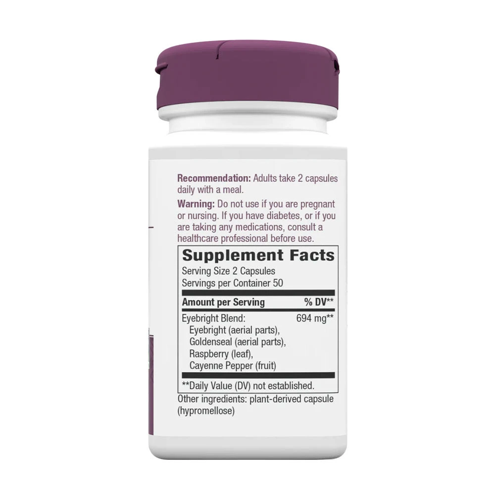 Natures Way - Eyebright Premium Blend, 100 kapslar - Bild 2