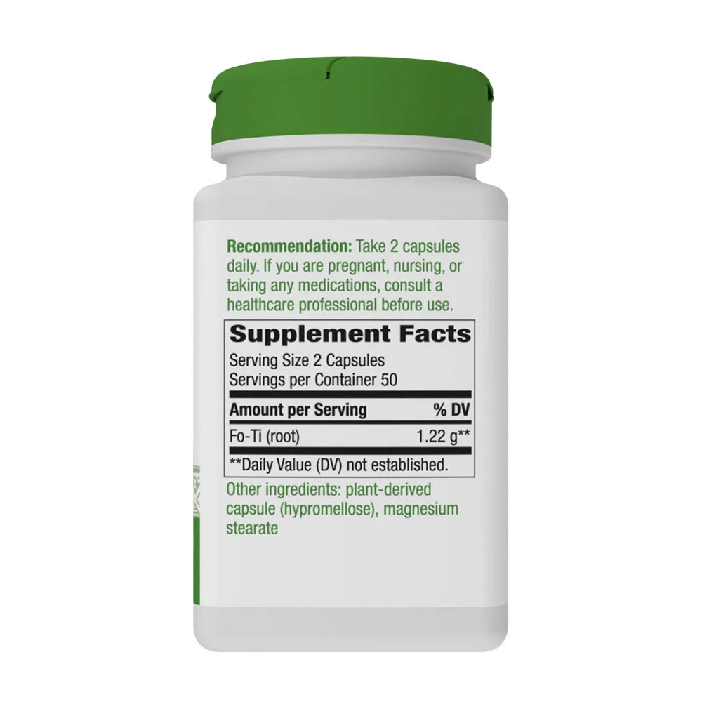 Natures Way - Fo-Ti Rot, 100 kapslar - Bild 7