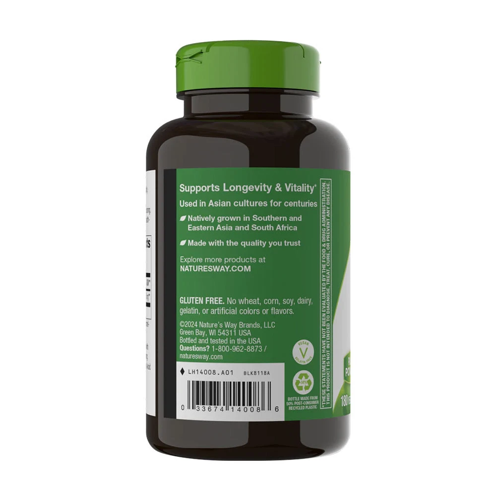 Natures Way - Gotu Kola Herb, 180 kapslar - Bild 8