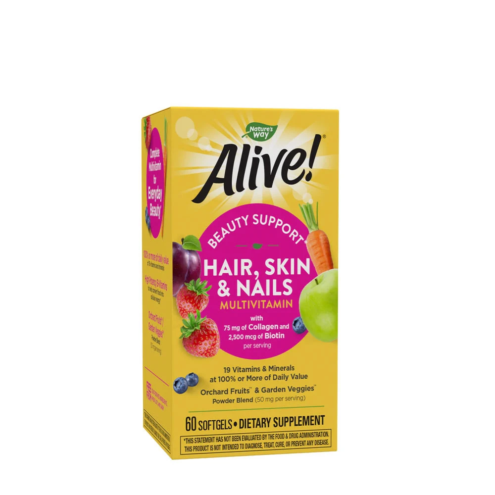 Natures Way Hair Skin & Nail (60 Softgels)