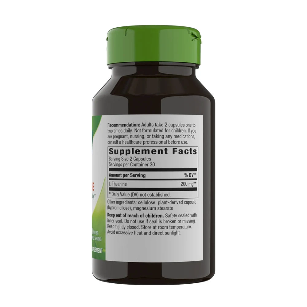 Natures Way - L-Theanine, 60 kapslar - Bild 8