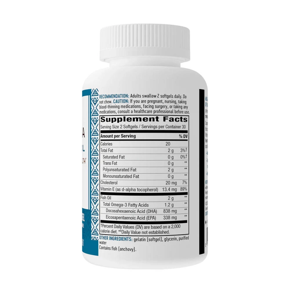 Natures Way - Mega-DHA, 60 mjukkapslar - Bild 2