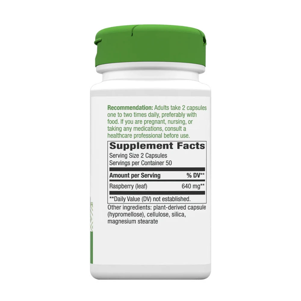 Natures Way - Hallonblads Kapslar, 100 kapslar - Bild 4