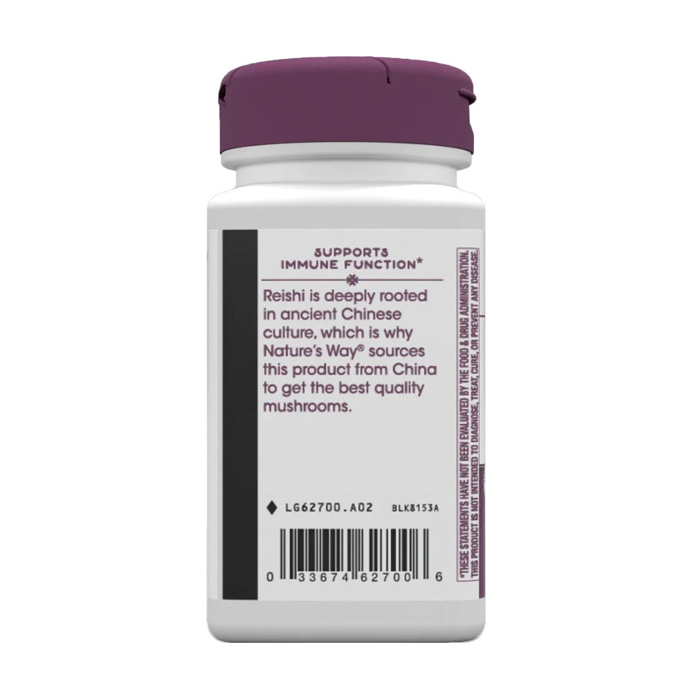 Natures Way - Reishi Svamp, 100 Kapslar - Bild 6