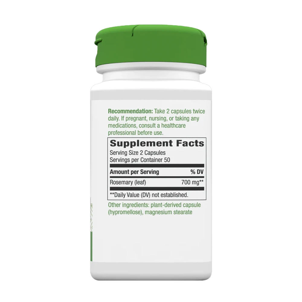 Natures Way - Rosmarinblad, 100 kapslar - Bild 4