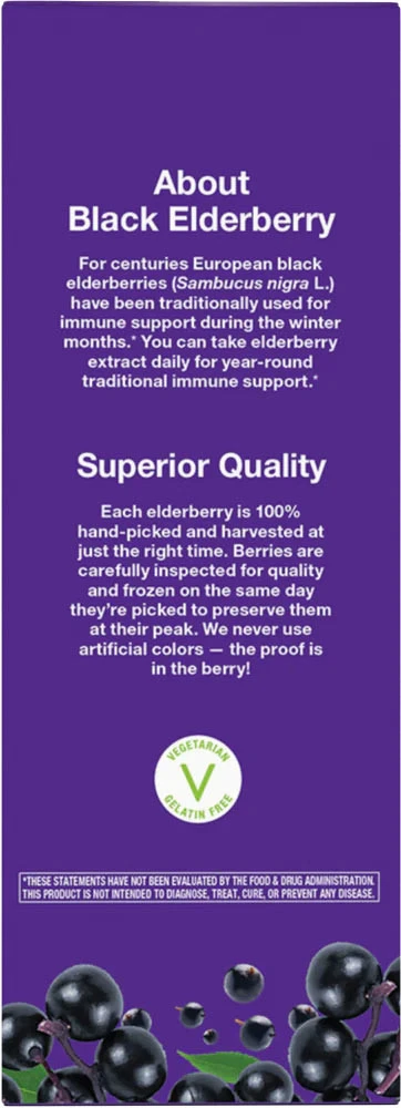 Natures Way - Sambucus Immune Sirap för Barn, 240 ml (Fläderbär) - Bild 9