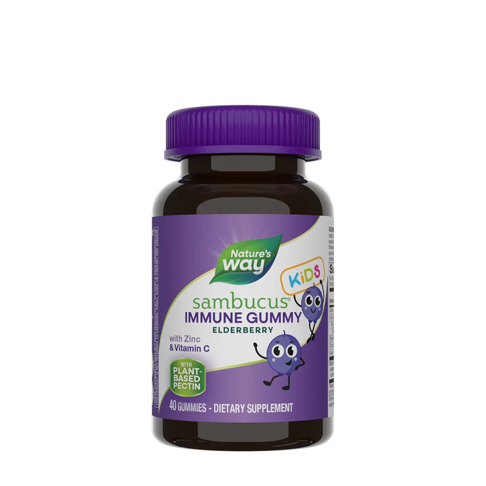Natures Way - Sambucus Kids Immune Gummies, 60 stycken | Hälsokost | Apoteka