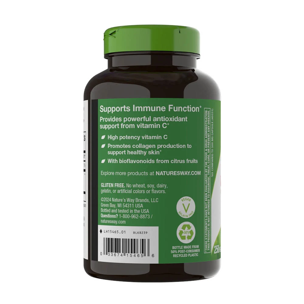 Natures Way - Vitamin C med Bioflavonoider, 250 Kapslar - Bild 9