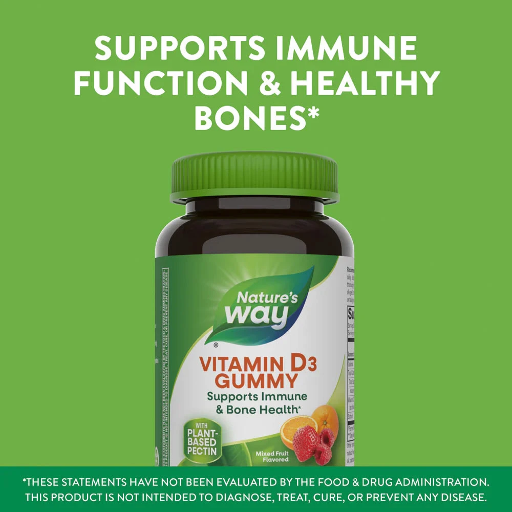 Natures Way - Vitamin D3 Gummies, 120 stycken - Bild 7