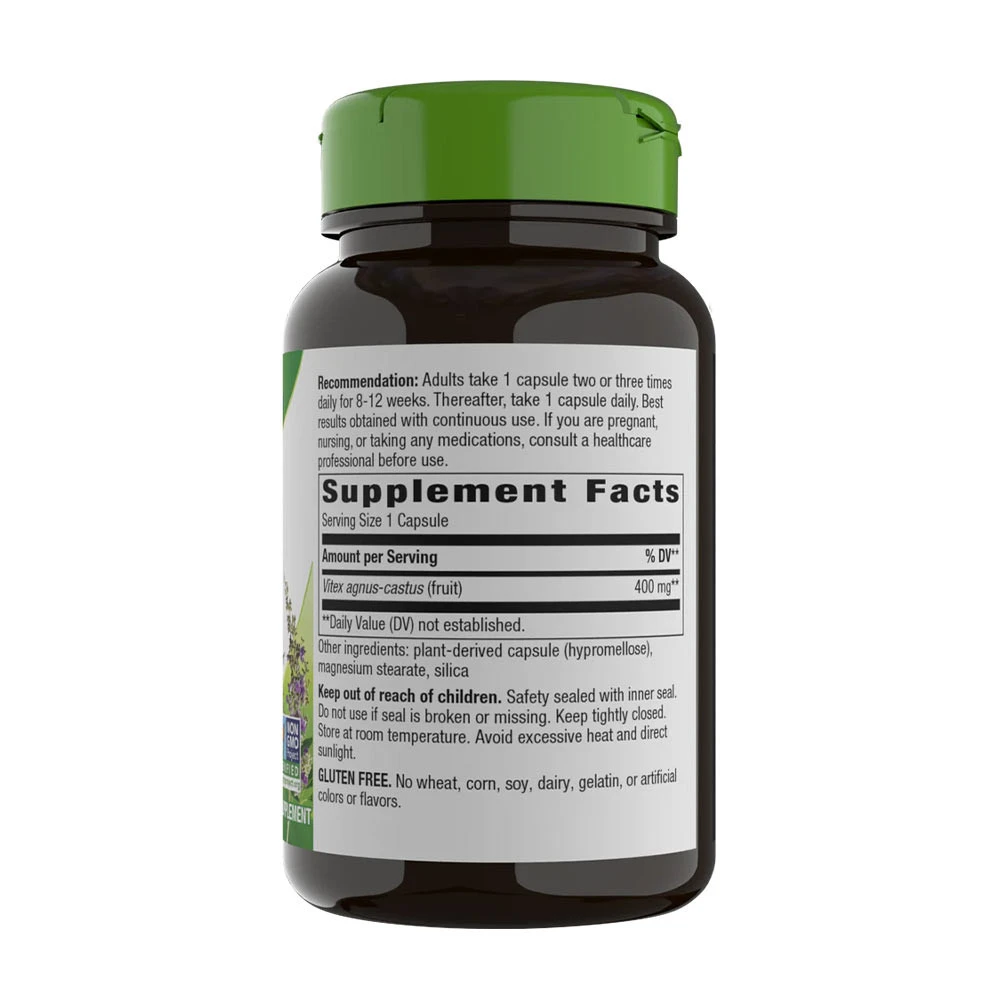 Natures Way - Vitex Fruit, 100 kapslar - Bild 4