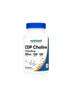 Nutricost CDP Choline Capsules (120 Capsules)