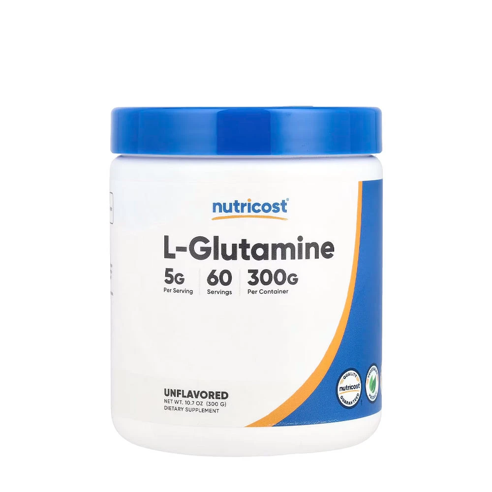 Nutricost - L-Glutaminpulver, 300 g | HälsokostGlutamin | Apoteka