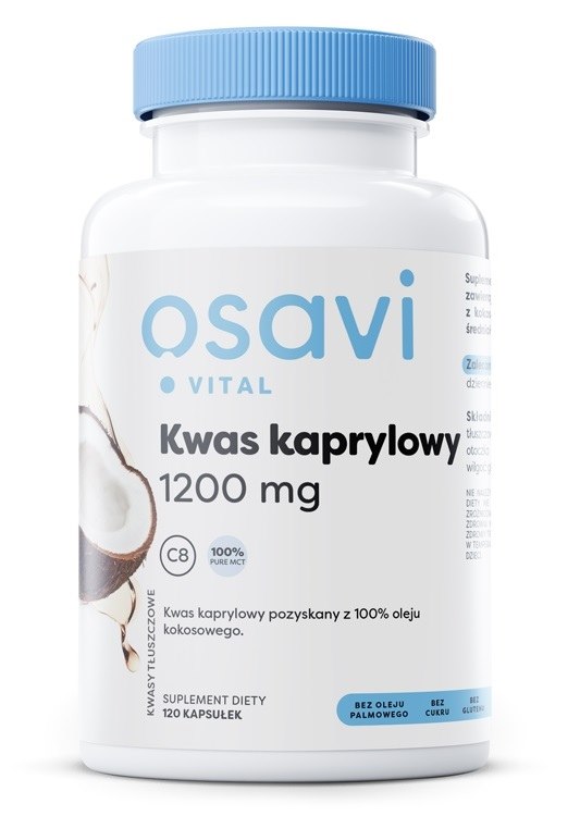 Osavi - Kaprylsyra 600 mg, 120 kapslar | Vitaminer och Mineraler | Apoteka