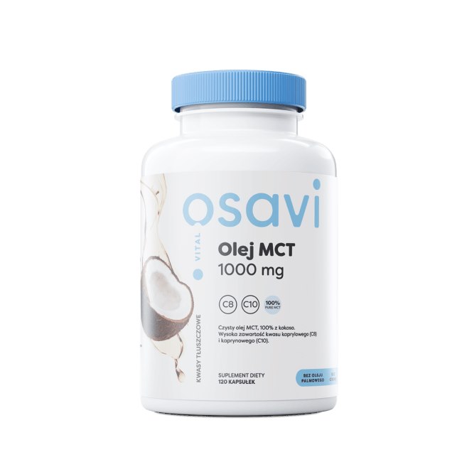 Osavi - MCT-olja, 1000 mg (120 kapslar) | Vitaminer och MineralerOmegas - EFA - CLA - oljorMCT-olja | Apoteka