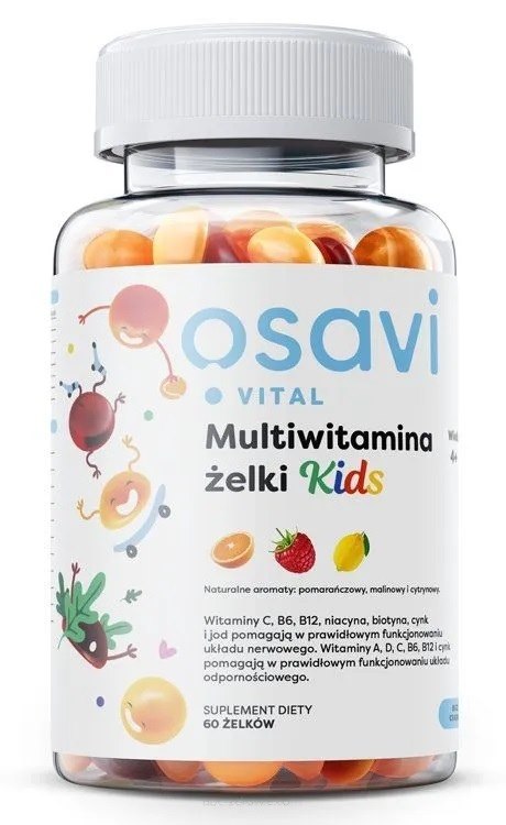 Osavi - Multivitamin för Barn, 60 gummibjörnar | Hälsa och välbefinnandeMultivitaminerHälsokostNiacinBarns hälsa | Apoteka