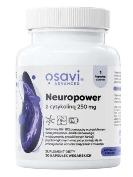 OSAVI Neuropower with Cyticoline 250 mg (60 caps)