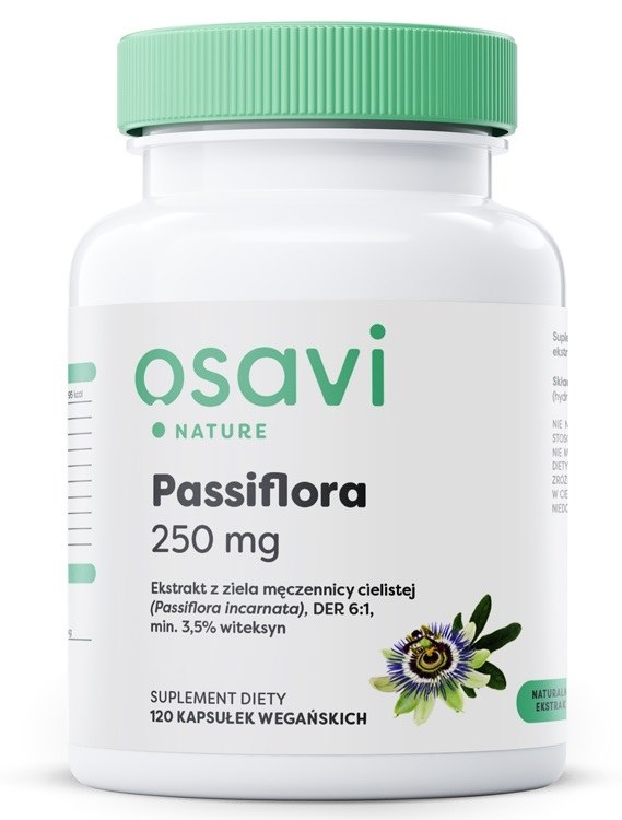 Osavi - Passiflora, 250 mg, 120 kapslar | Vitaminer och Mineraler | Apoteka