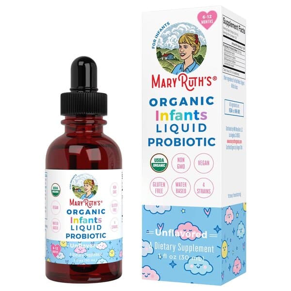 MaryRuth Organics - Ekologisk Flytande Probiotika för Spädbarn, 30 ml | Veganska produkterHälsa och välbefinnandeHälsokostProbiotika | Apoteka