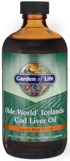 Garden of Life - Olde World Isländsk Torskleverolja, Citronmynta - 236 ml | Vitaminer och MineralerOmegas - EFA - CLA - oljorOmega och fiskoljaHälsokost | Apoteka