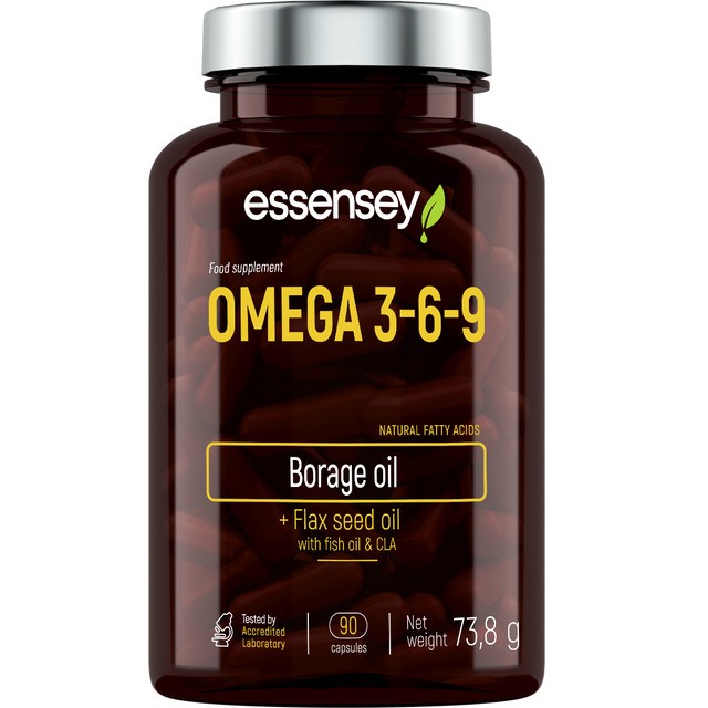 Essensey - Omega 3-6-9, 90 kapslar | Vitaminer och MineralerVeganska produkterHälsa och välbefinnandeHälsokost | Apoteka