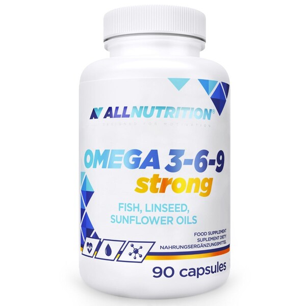 Allnutrition - Omega 3-6-9 Strong, 90 kapslar | Hälsokost | Apoteka