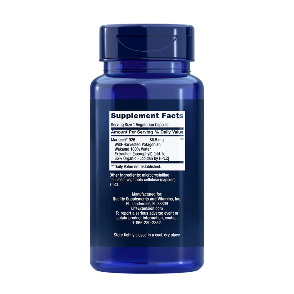 Life Extension - Optimerad Fucoidan med Maritech 926, 60 kapslar - Bild 3