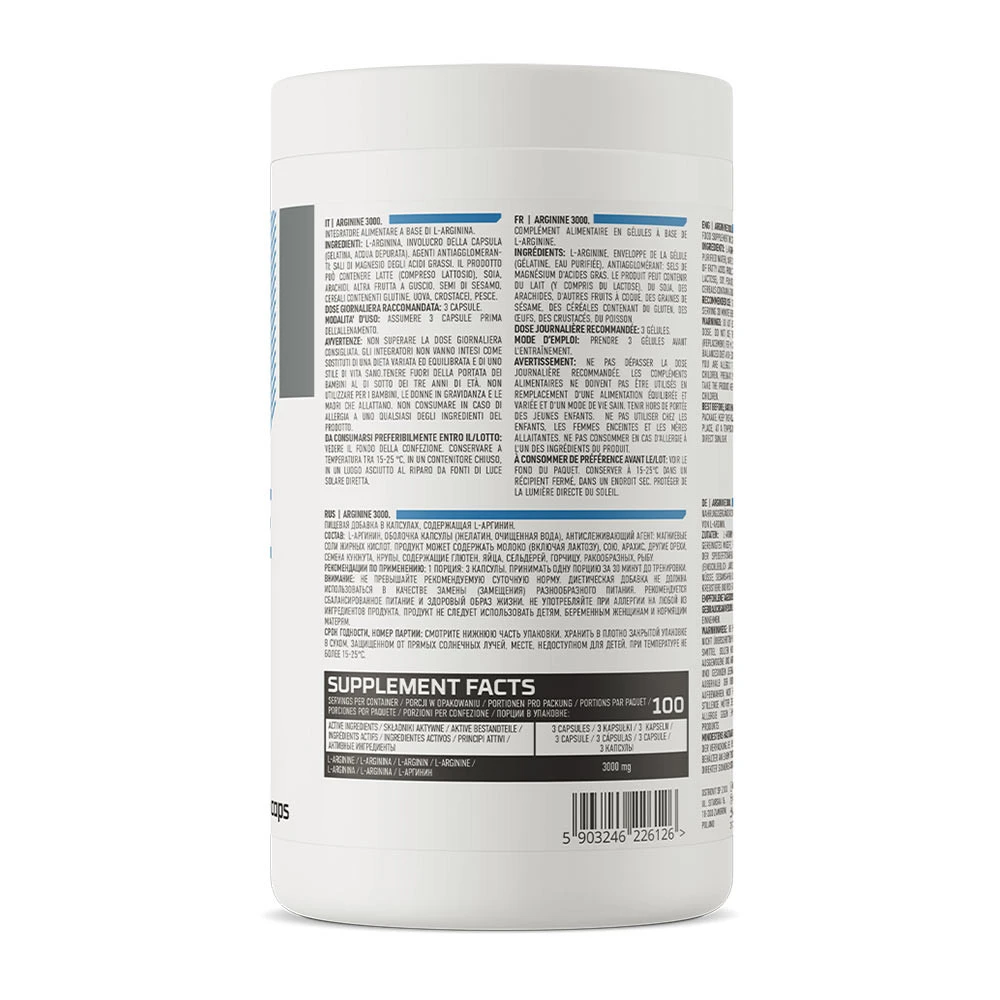 OstroVit - Arginin 3000, 300 Kapslar - Bild 4