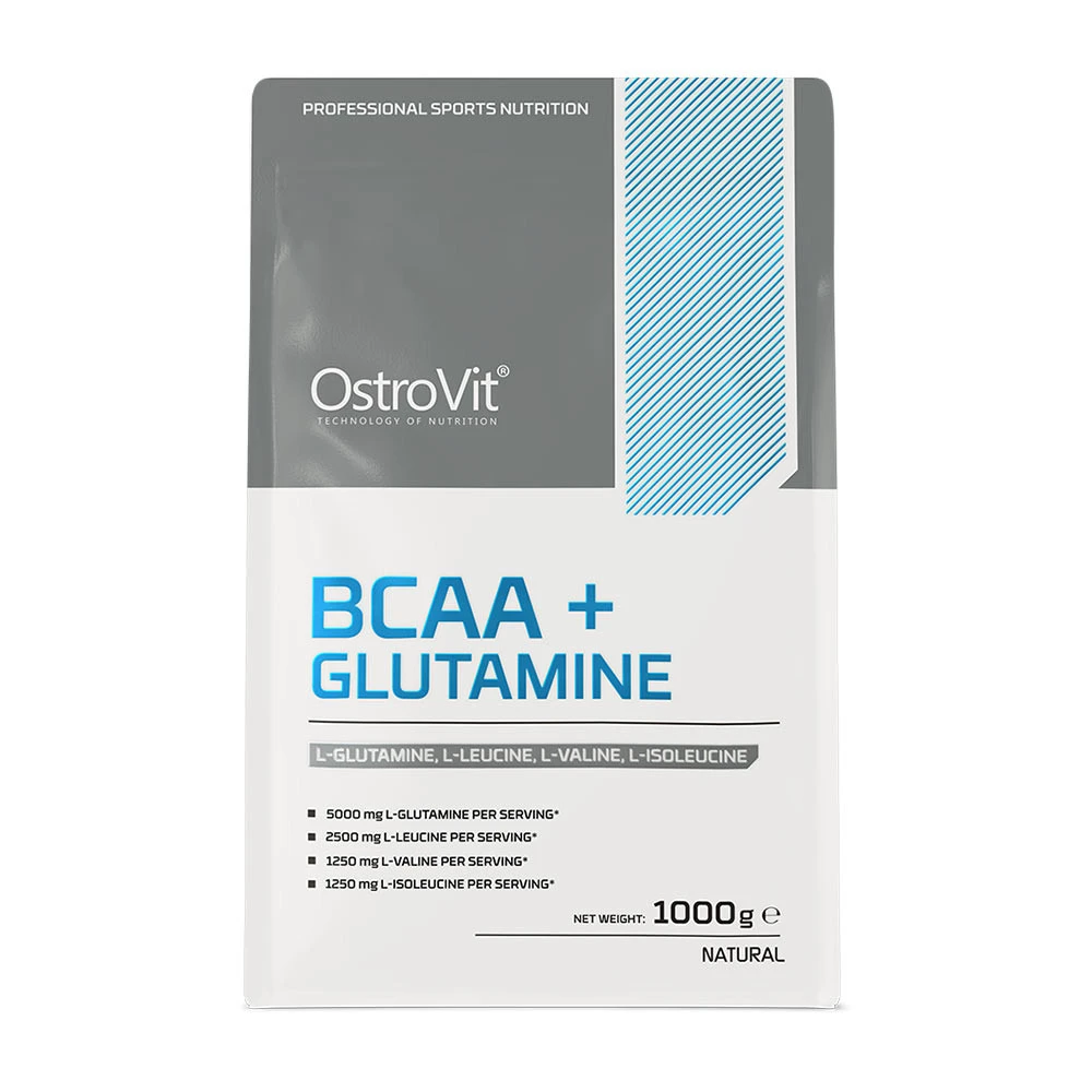 OstroVit - BCAA + Glutamin, 1000 g, Naturlig - Bild 6