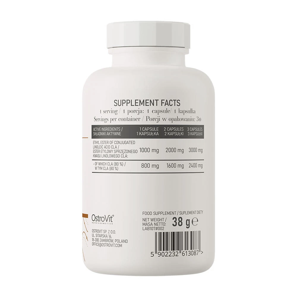 OstroVit - CLA 1000, 30 kapslar - Bild 2