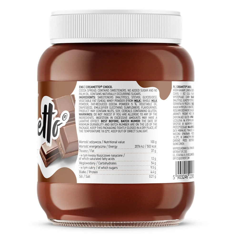 OstroVit - Creametto, 350 g, Choklad - Bild 4