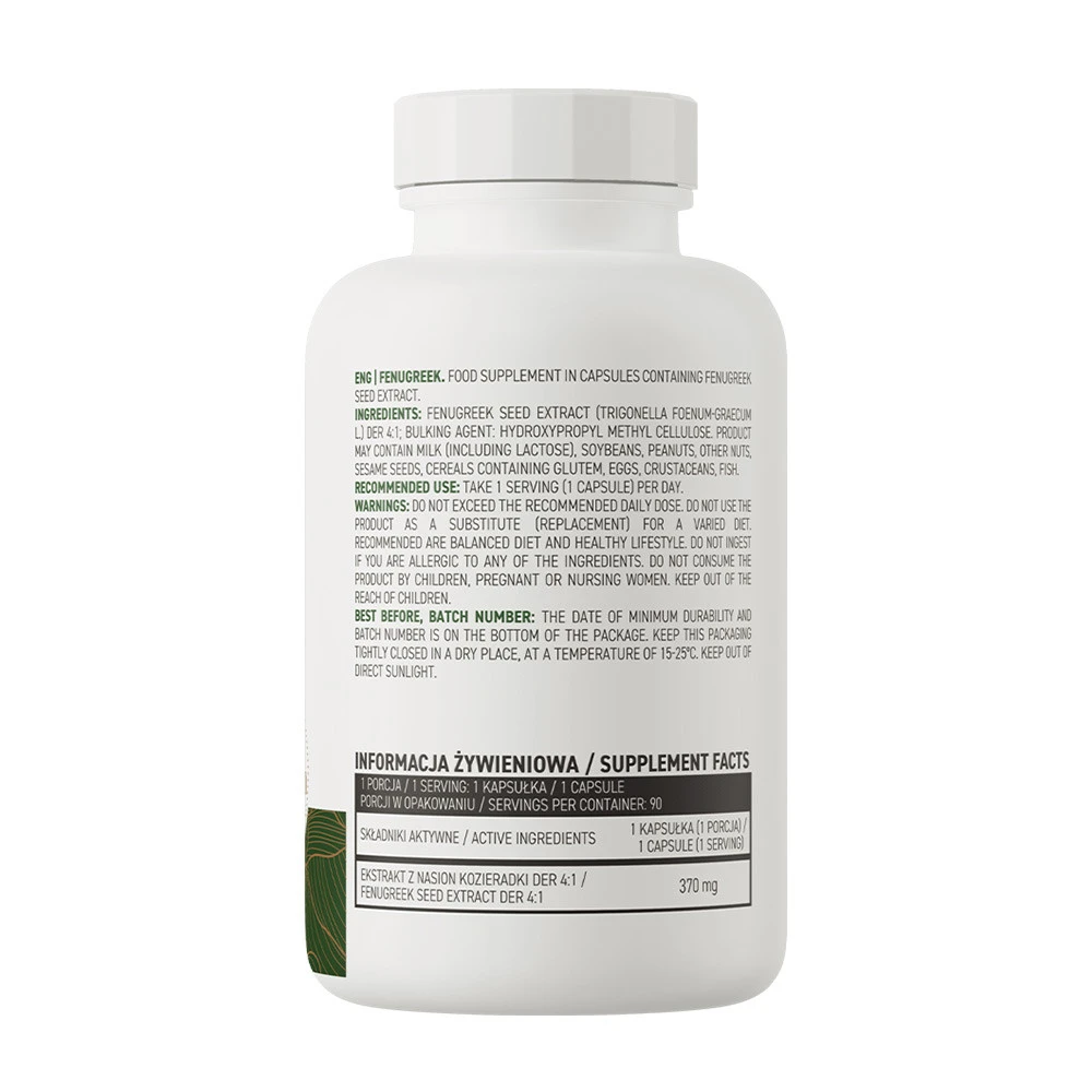 OstroVit - Fenugreek Vege, 90 kapslar - Bild 2