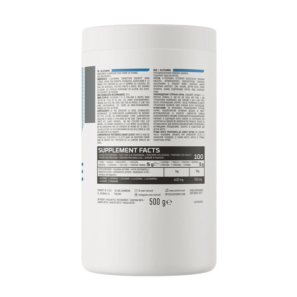 OstroVit - Glutamin, 500 g, Citron - Bild 4