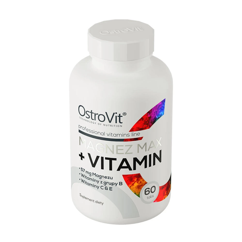 OstroVit - Magnez MAX + Vitamin, 60 tabletter - Bild 3