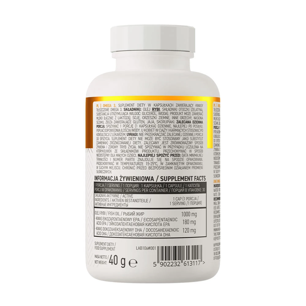 OstroVit - Omega 3, 30 kapslar - Bild 4