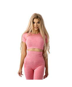 Ostrovit Seamless Short-Sleeve Crop Top (M