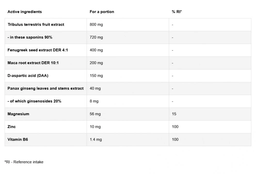 OstroVit - Testo Booster, 90 kapslar - Bild 4