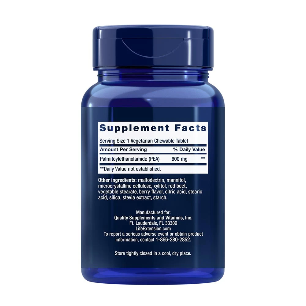 Life Extension - PEA Discomfort Relief, 60 tuggtabletter - Bild 5