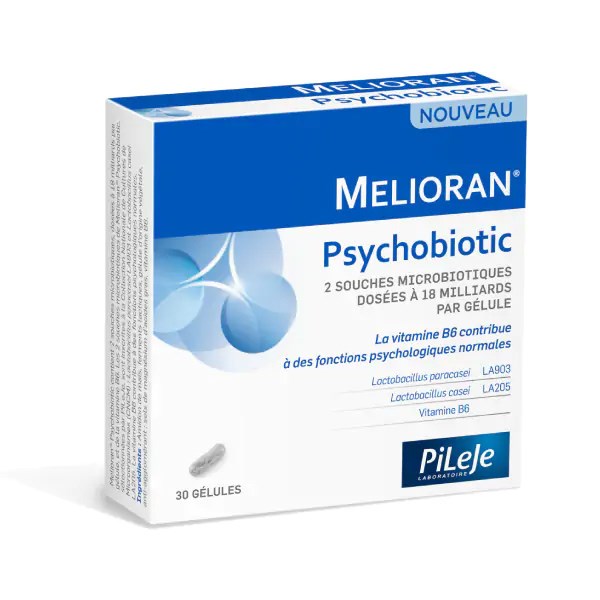 PiLeJe - Melioran Psychobiotic, 30 kapslar | Vitaminer och MineralerHälsa och välbefinnandeProbiotika | Apoteka
