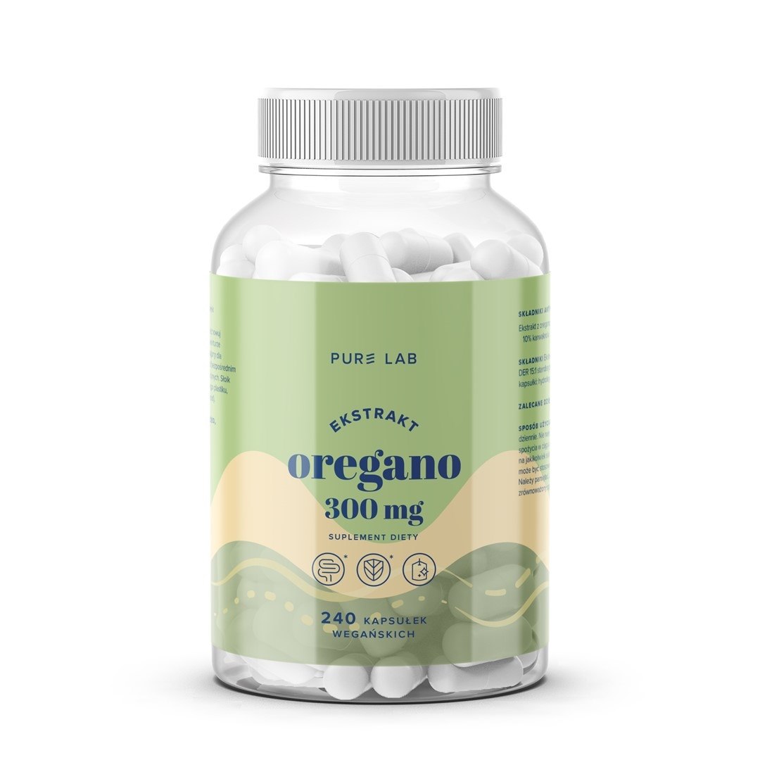 Pure Lab - Oreganooljeextrakt, 80 mg (240 kapslar) | Vitaminer och Mineraler | Apoteka