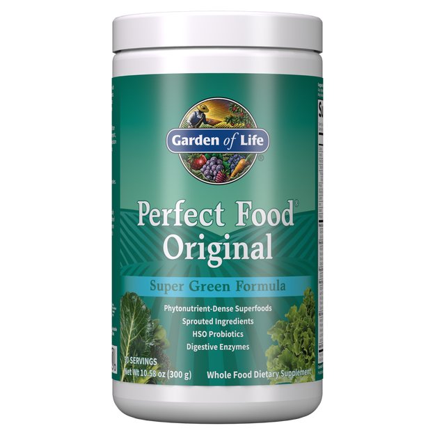 Garden of Life - Perfect Food Original, 300g | Vitaminer och MineralerHälsa och välbefinnandeHälsokostSpirulinaNordisk vitalitetBiohacking | Apoteka