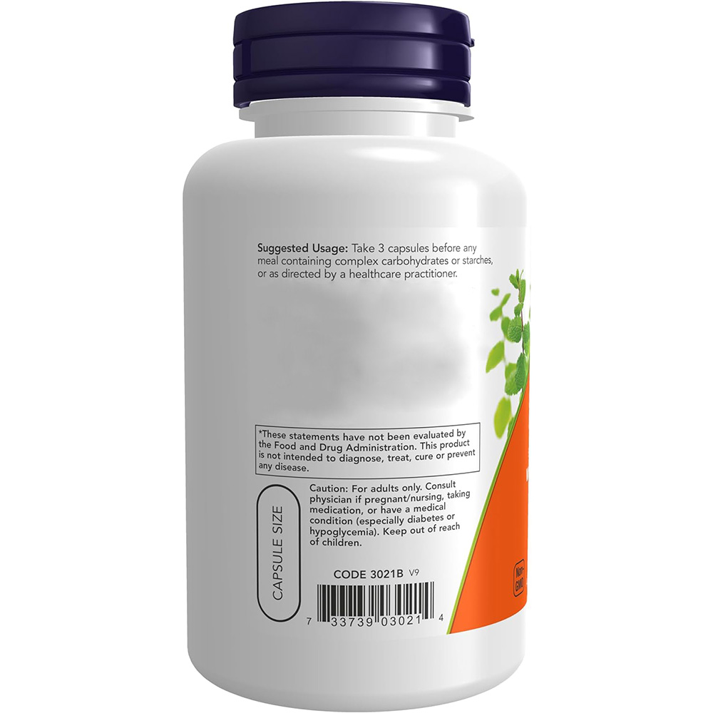NOW Foods - Phase 2, Vitt Kidneybönsextrakt, 500 mg - 120 vegkapslar - Bild 4