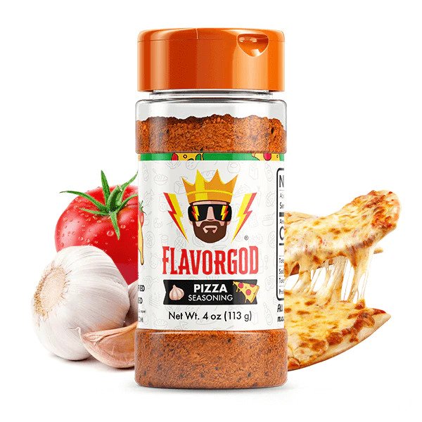 FlavorGod - Pizzakrydda, 113 gram | Hälsokost | Apoteka