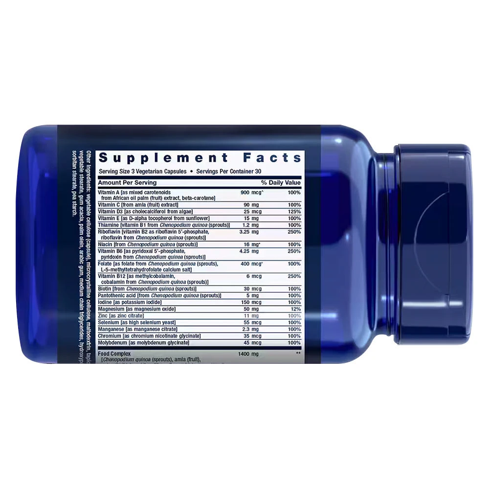 Life Extension - Växtbaserad Multivitamin, 90 kapslar - Bild 4