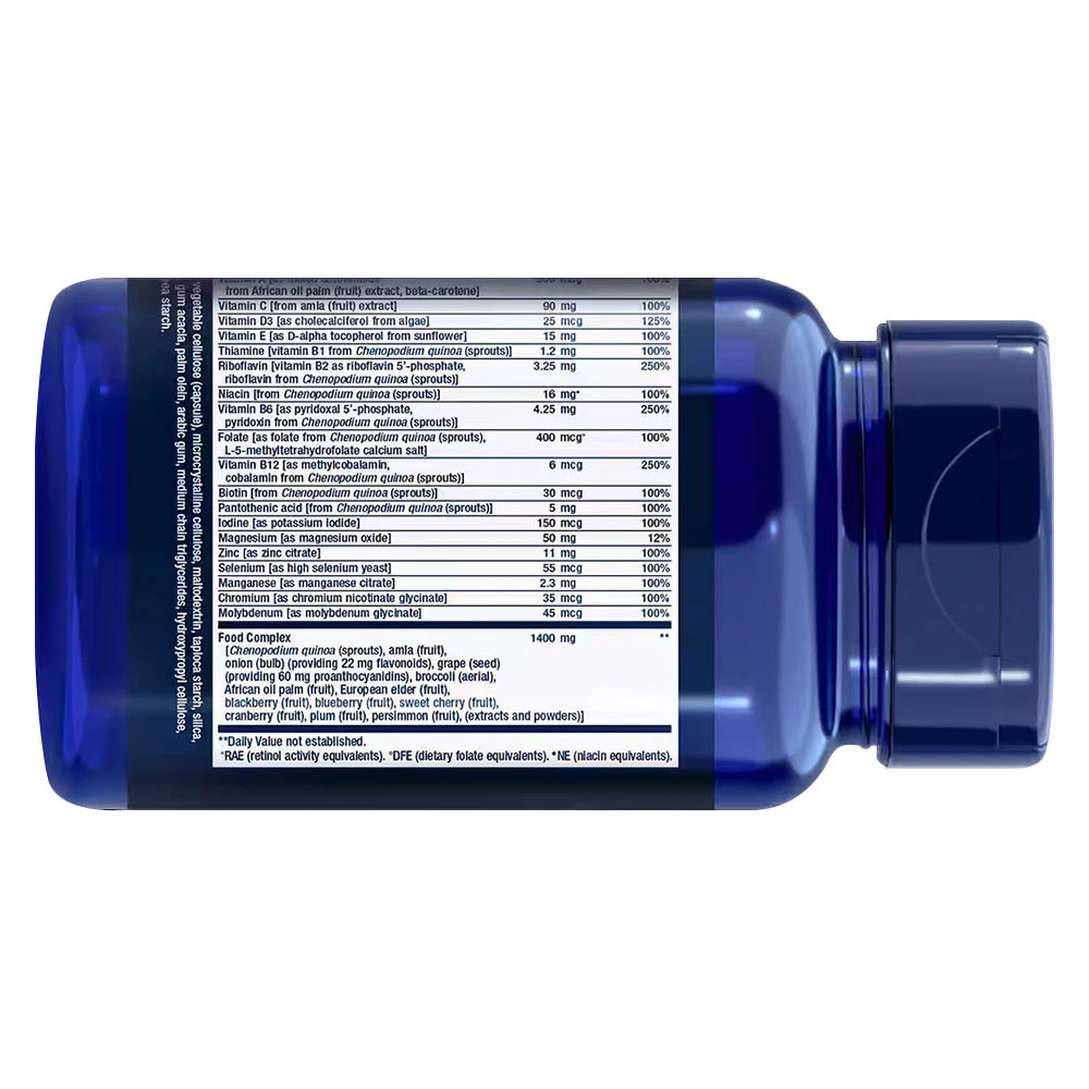 Life Extension - Växtbaserad Multivitamin, 90 kapslar - Bild 5