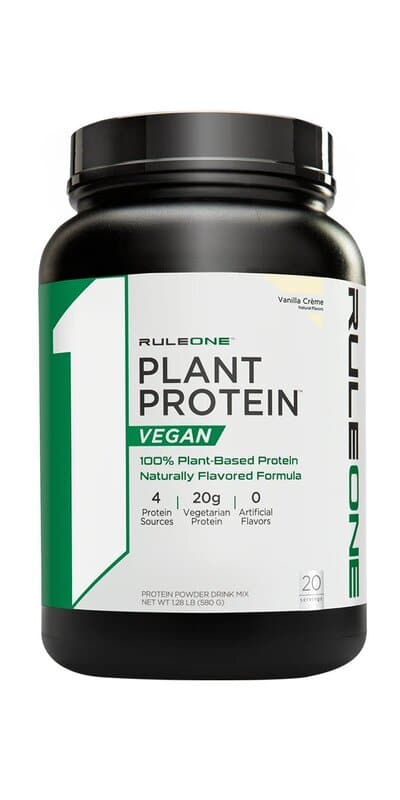 Rule One - Växtprotein, Vaniljkräm, 580 g | Veganska produkterHälsa och välbefinnandeHälsokostProteinerFitness och träning | Apoteka