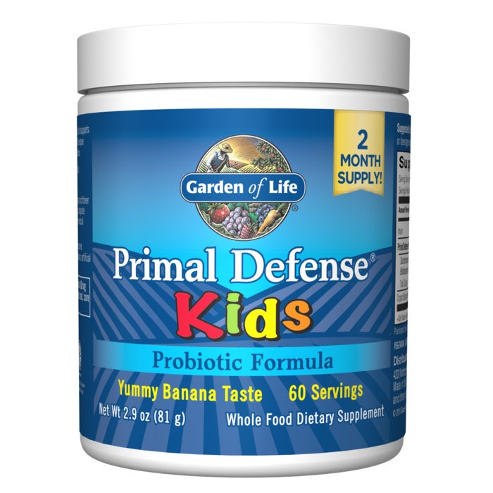 Garden of Life - Primal Defense Kids, banansmak - 81 g | Hälsa och välbefinnandeHälsokostProbiotikaNordisk vitalitetBarns hälsa | Apoteka
