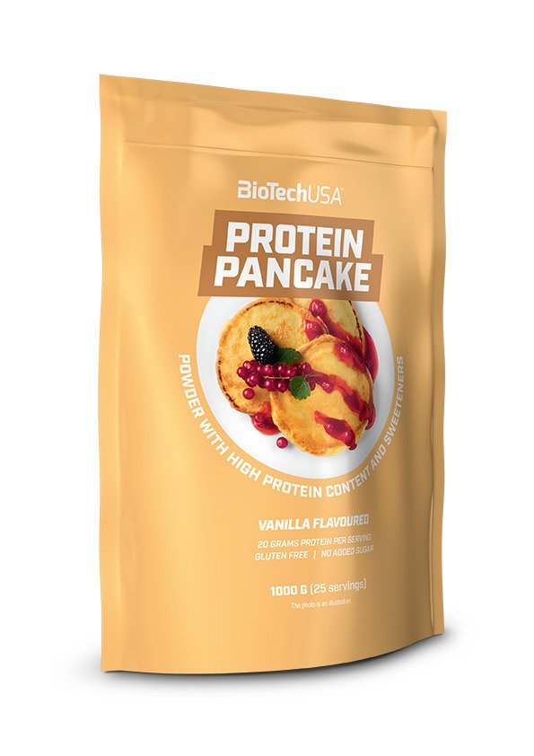 BioTechUSA - Proteinpannkaka, Vanilj, 1000g | HälsokostProteinerFitness och träning | Apoteka