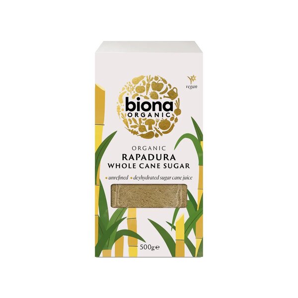 Biona Organic - Rapadura Helrörsocker, Storlek | Veganska produkterHälsokost | Apoteka