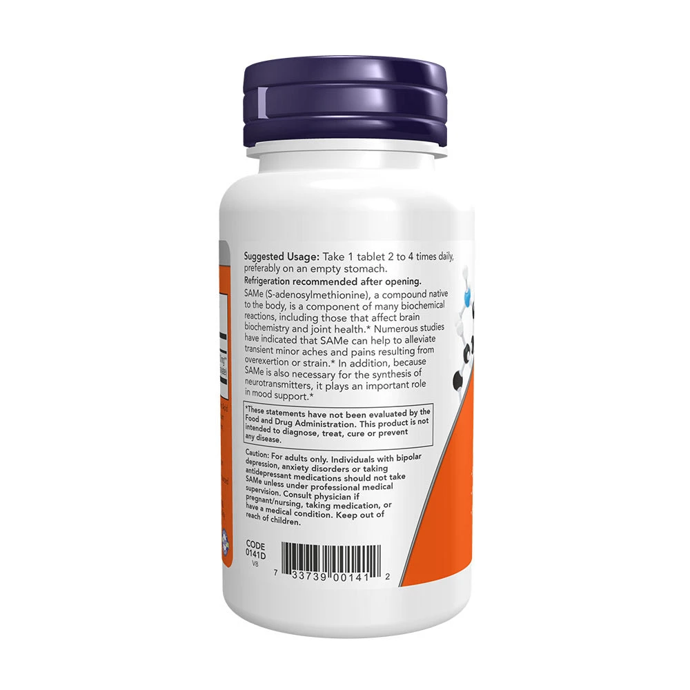NOW - SAMe, 400 mg - 60 tabletter - Bild 5