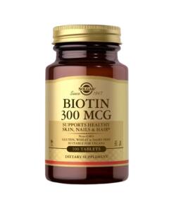 SOLGAR Biotin 300 mcg (100 tabs)